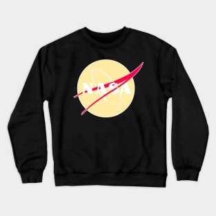 Pastel Nasa Logo - Yellow Crewneck Sweatshirt